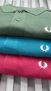 Embroidery ✅Men’s and womens polo shirt 100% honeycomb cotton 2 bottons premium quality