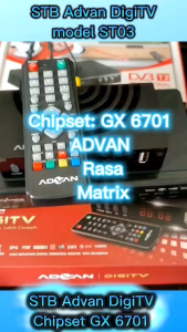 STB TV Box Terestrial DVB T2 set top Box Advan Digipro