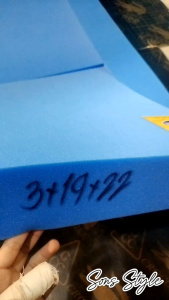 URATEX CUSTOMIZE 3x19x22 inches for SALA SET SINGLE
