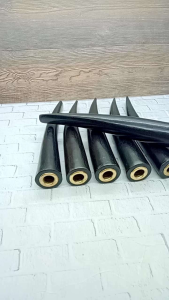 Pipa Kayu Galih Kelor Hitam Model Bulat Berkualitas B110