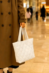 tas wanita Tote bag puffy shoulder bag bubble resleting big size murah (1 pcs)/Tote bag resleting besar tas wanita/puffy bag wanita Totebag