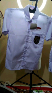 Seragam SD SMP SMA hem putih pendek seragam sekolah kemeja pendek sd smp sma kemeja kerja kantor
