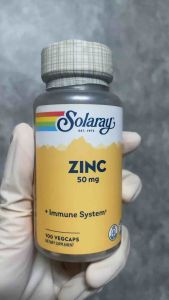 [MỸ] viên zinc 50 mg Solaray 100 viên
