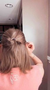 Metal M Small Heart Hairclaw กิ๊ฟหนีบผมหัวใจเหล็ก สวย เกาหลี คุณภาพดี ไซส์เล็ก