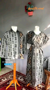 Set Couple Baju Tenun & Kemeja Panjang: Pilihan Modis Untuk Acara Kondangan dan Lebaran
