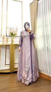 27gadih shalwa dress motif simpel elegan kekinian 2025 terbaru