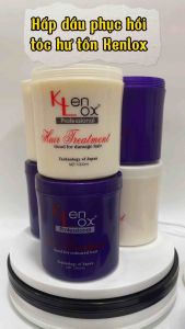 Hấp dầu Kenlox phục hồi tóc hư tổn bảo vệ màu tóc sau nhuộm giúp tóc mềm mượt và sáng bóng dung tích 1000ml