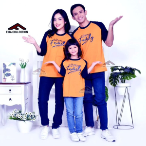 KAOS COUPLE FAMILY KAOS PASANGAN KELUARGA (HAPPY FAMILY