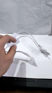 Kabel power LED strip Flazer AC 220V Jepit / kabel power LED strip AC 220V selang LED strip