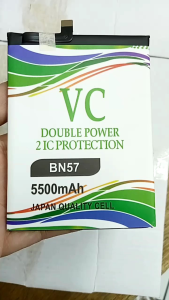 baterai VC DOUBLE POWER BN57/POCO X3/POCO X3 PRO/ battery batre