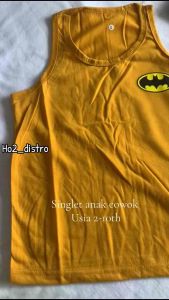 Singlet Anak Laki-Laki Usia 2-10 Tahun
