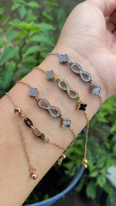 Gelang Terbaru Tangan Rantai Clover Infinity Wanita Fashion Cx06092504