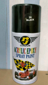 Pilok Pilox Cat Semprot RJ Hitam / Black (39) 300cc Pylok Cat RJ London