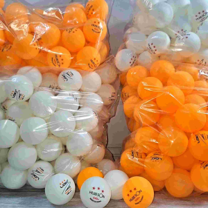 Huieson 50pc Bola pingpong G40 + ABS New material 3 Stars Original Ball tenis meja