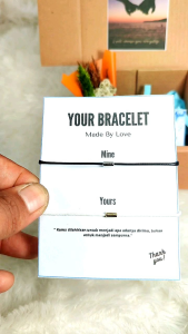 GELANG COUPLE YOUR MINE + GIFT BOX