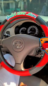 sarung stir carbon / cover stir carbon / carbon glossy bisa untuk semua jenis mobil minibus