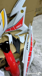 Coverset Y15 zr V2 Velozi 60th World GP siap lambang 3D siap sticker tanam