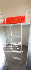 Loft bed customize for helper room singapore/bomb shelter/store room/unity
