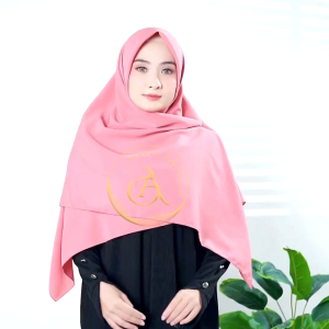 Hijab segi empat wolfis premium SALMON