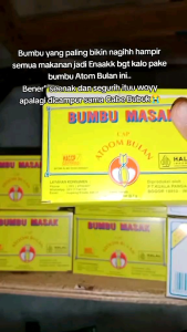 Atom Bulan 1 dus isi 20 pcs penyedap rasa bumbu dapur