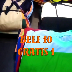 Kaos harian anak laki-laki perempuan usia 2-5 tahun