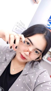 KACAMATA KOREA VIRAL CAT-EYE PHOTOCROMIC MINUS LENSA -0.50 sd -6.00  FREE BOX&LAP