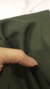 Vải cotton Lụa Hàn Quốc màu xanh rêu co giãn nhẹ không nhăn (khổ 1m5)may đầm váy vest đồ công sở cho nữ đẹp sang