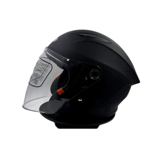 VIGO Helm Half Face SNI Kekinian Ganteng Spoiler Laki Cowok Wanita Cewek Dewasa Model X1 NS Warna Solid Polos Size Jumbo M L XL XXL
