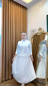 KIRANA SETROK SALUR VIRAL SETELAN ROK WANITA NEW MOTIF SALUR BEST SELLER OOTD WANITA KEKINIAN ALLSIZE