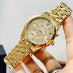ĐỒNG HỒ NAM CHÍNH HÃNG Bulova 97A128 Quartz Sports Size 40 Gold