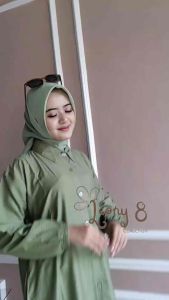 MONITA MIDI DRESS / MIDI DRESS BAHAN POLO LINEN / MIDI DRESS KEKINIAN