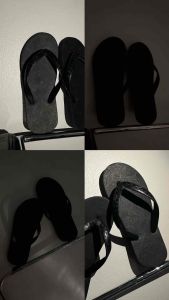 ตราม้าดาว รองเท้าแตะสีดำ แตะสีขาว รุ่นหยินหยาง  รองเท้าแตะกันน้ำ กันลื่น รองเท้าทนทาน ร้านค้าทางการม้าดาว