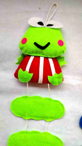 Gantungan Dinding Karakter Reques Nama dan Tgl Lahir Rine Handmade 3