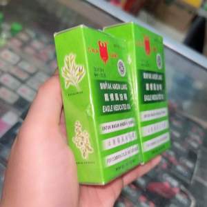 Cap Lang Minyak Angin Eagle Medicated Oil Ukuran 12 ml dan 14 ml - Minyak Oles Serbaguna