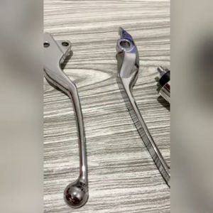 HANDLE REM FULL CHROME + JALU STANG / BANDUL STANG FULL CHROME UNTUK MOTOR HONDA BEAT DELUXE 2020 - 2023 - BEAT STREET 2020 - 2023 - GENIO 2020 - 2023 - SCOOPY 2020 - 2023 - VARIO 125/150 NEW 2020 - 2023
