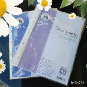 ซองอเนกประสงค์  รีฟิวไส้แฟ้ม 7 รู ขนาด A5 ยี่ห้อ ออร์ก้า รุ่น SP-040 (แพ็ค 20 ซอง)