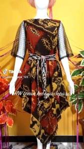 Dress Tenun Mik Tile