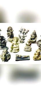 Little Statue Pocket Size Souvenir * 5 Pieces Mix