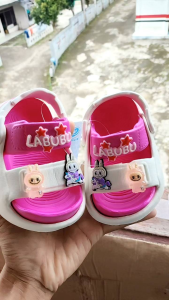 Sandal Anak Perempuan Tali Belakang Karakter Labubu Viral Fanta