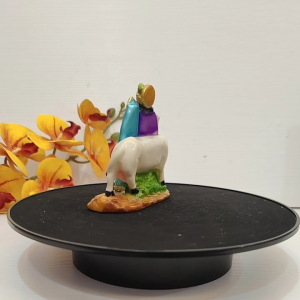 car dashboard Handicraft Antique ganesha with Jhula |Good Luck ganesha with Jhula for Janmashtmi Home Decor and Home Temple Puja Item