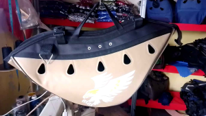 Tas kisa ayam Bangkok sablon new COD coklat