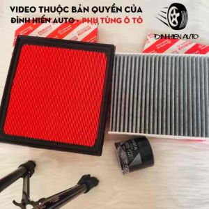 Combo 3 lọc Camry 2.0 2.5 (2021-23) | RAV4 2.5L (2019-22): Lọc gió động cơ lọc điều hòa lọc nhớt (25020/58010/YZZE1)