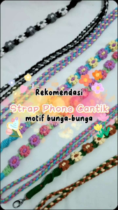 Lanyard + Strap HP Adjustable Free Konektor / Tali Gantungan HP