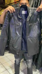 COD Jaket kulit domba model racing /jaket kulit motoran