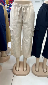 New Vairal Cotton Palazzo Cargo 4 Poket Ready stock