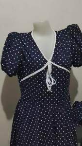 Bliss V-Neck Knot Elegant Dress | FREE SIZE