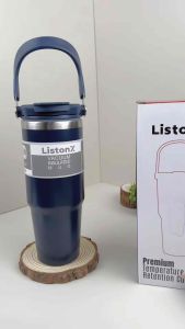 ListonX [สีใหม่!]แก้วน้ำเก็บอุณหภูมิ รุ่น PRO (คุณภาพพรีเมียม) | ความจุ 30oz (890ML) | พร้อมหลอดฟรี | สแตนเลส 304 | แก้วน้ำ/กาแฟ | แก้วเก็บความเย็น/ร้อน