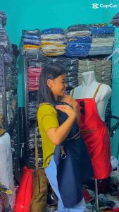 Apron Celemek Masak Dapur Barista Tali Silang Model Terbaru