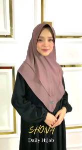Khimar 2 layer Shona Bahan Ceruty Babydoll Premium Buatan Raisa