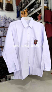 Baju Sekolah SD MI Bahan Oxford Super Tebal Lengan Panjang Jumbo Big Size Martin